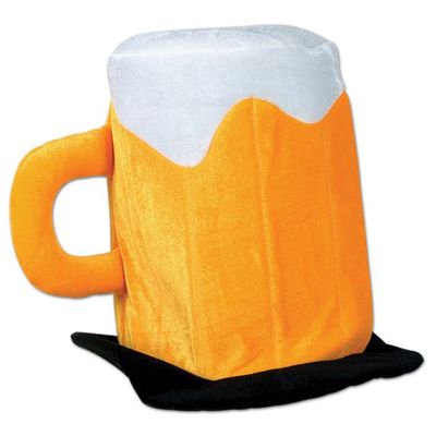 Beer Mug Plush Hat
