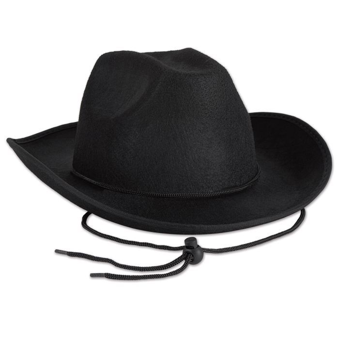 Felt Cowboy Hat Black