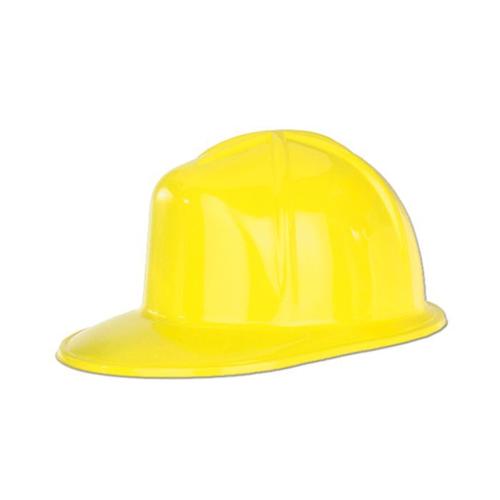 Yellow Plastic Construction Hat