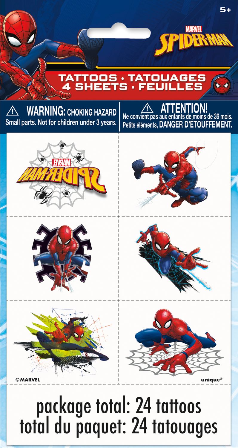 Spider-Man - Tattoos 24ct