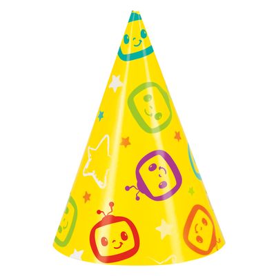 Cocomelon - Mini Party Hats 8ct