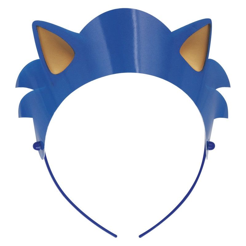 Sonic - Paper Party Headbands  4ct