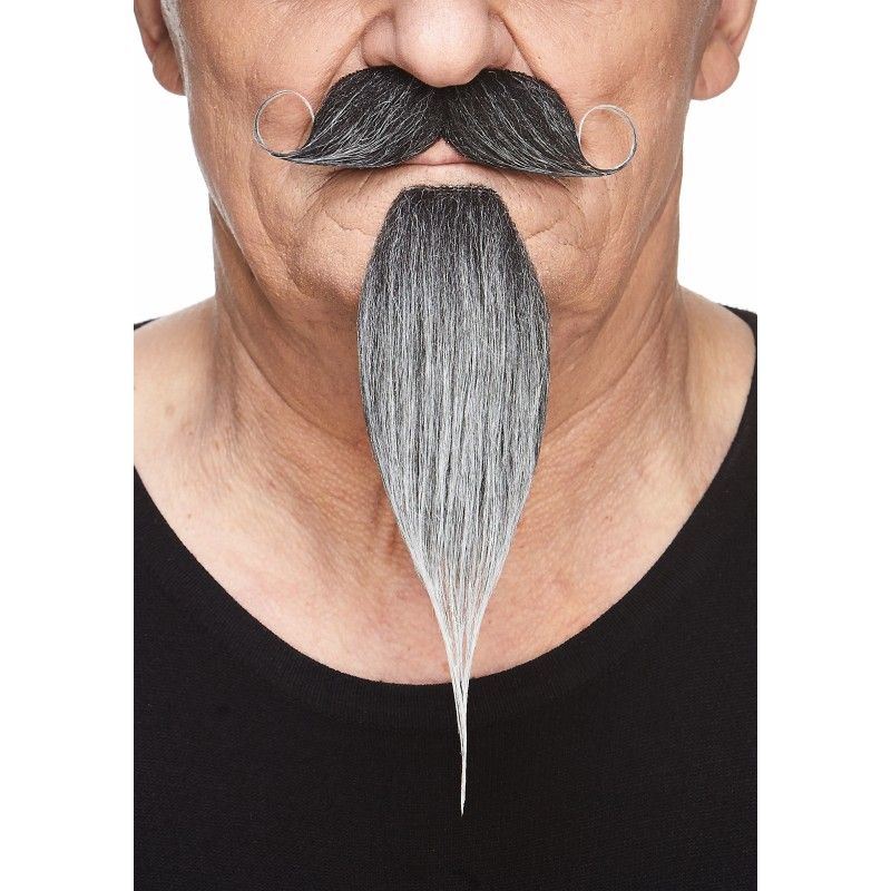 Handlebar w/ Goatee, Color: Dark Gray