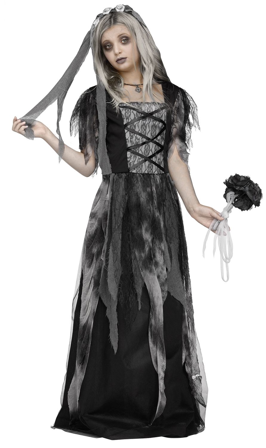 Cemetery Bride Child, Attribute: Girls, Size: Large 12-14