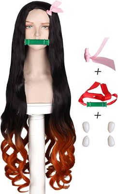 Demon Slayer - Nezuko Kamado Wig w/ Accessory