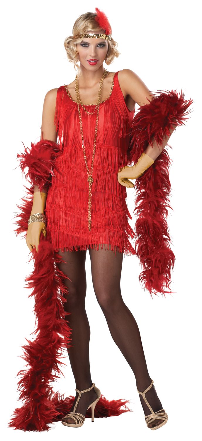 Fashion Flapper Red, Attribute: Womens, Size: Large 10-12