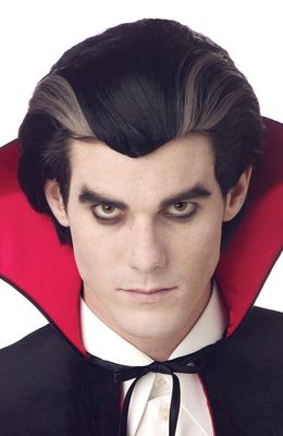 Modern Vampire Wig Black/Gray