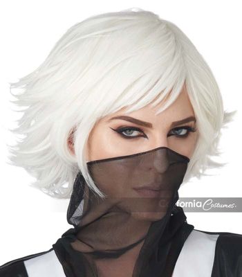 Feathered Cosplay Wig White