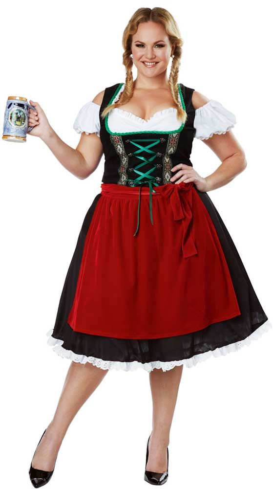 Oktoberfest Fraulein, Attribute: Womens, Size: Plus 3X 20-22