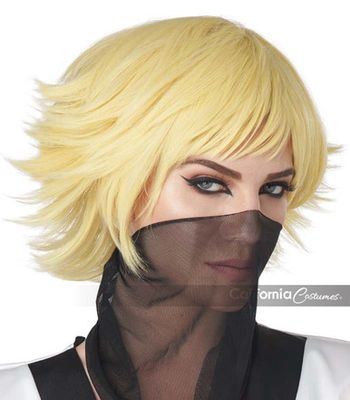 Feathered Cosplay Wig Yellow