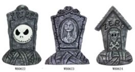 Nightmare Before Christmas - Mini Tombstone 5&quot;