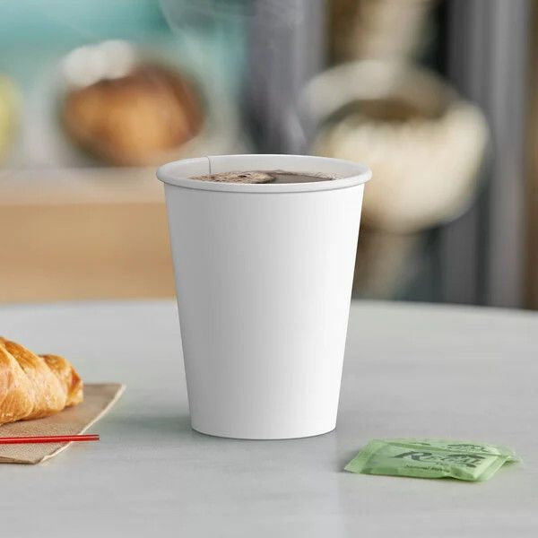Paper Hot Cups 12oz - White 50ct