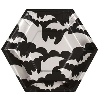 Silver Bat - 9&quot; Plates 8ct