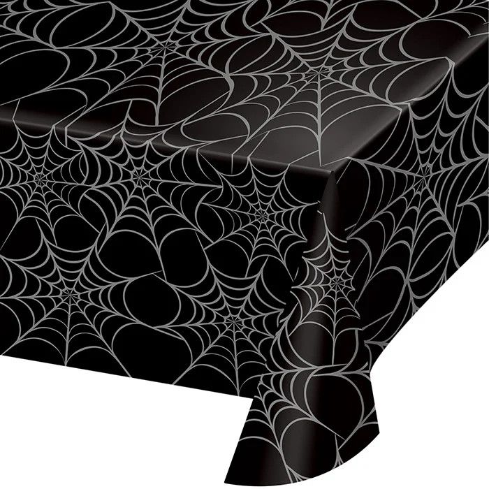 Web Plastic Tablecover 54&quot; x 108&quot;