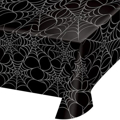 Web Plastic Tablecover 54&quot; x 108&quot;