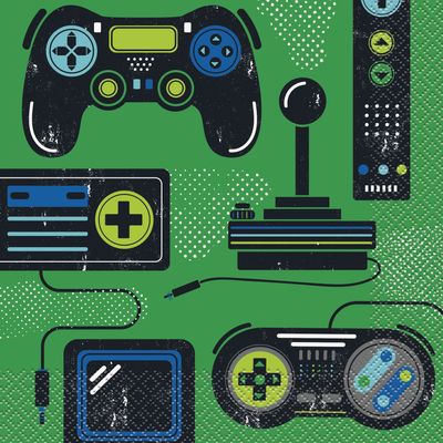 Gamer Birthday Luncheon Napkins 16ct