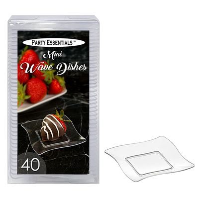 Mini Wave Dishes - 40Ct