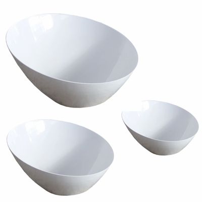 Angle Bowls White -