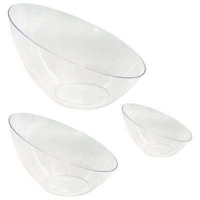 Angle Bowls Clear -
