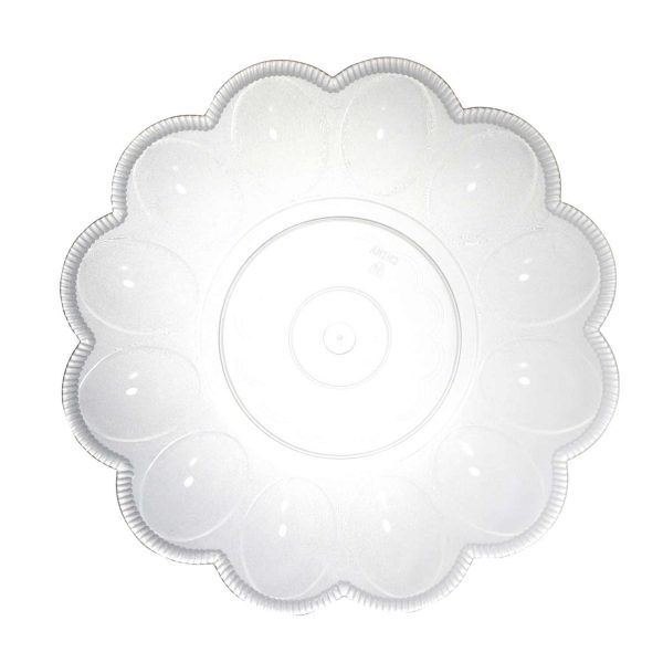 Egg Dish 9.5&quot; - Clear