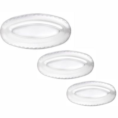 Oval Tray Clear -