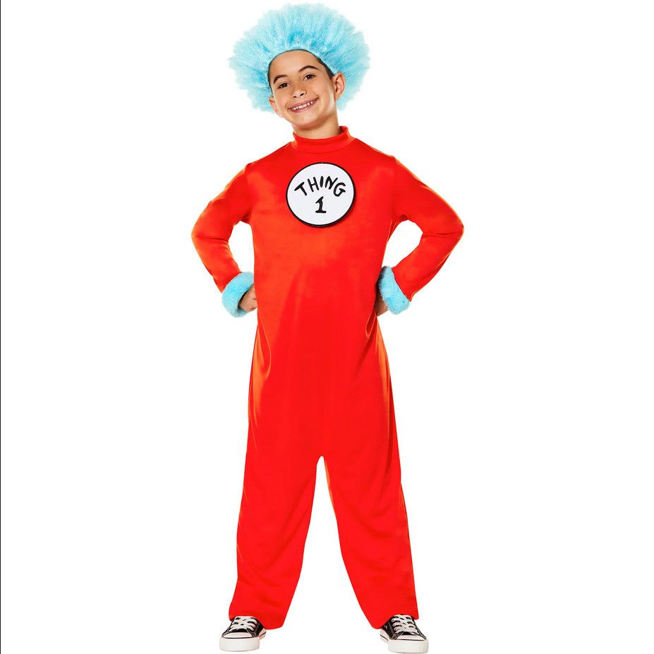 Dr. Seuss - Thing Jumpsuit Child, Attribute: Unisex, Size: Small