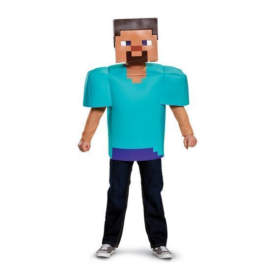 Minecraft - Steve Classic, Attribute: Boys, Size: M (7-8)