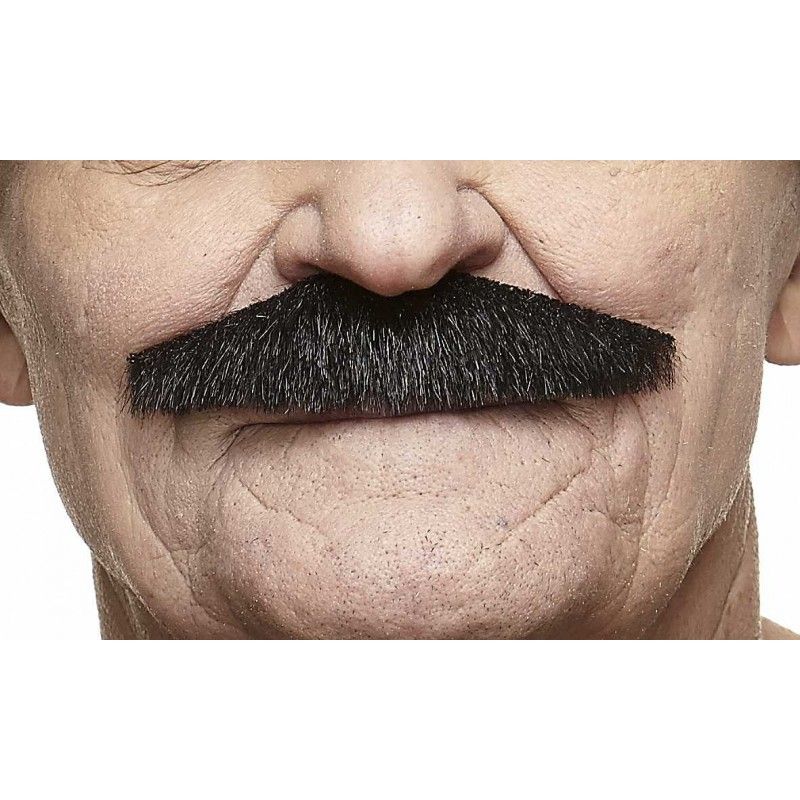 Chevron Mustache 14cm - , Color: Black