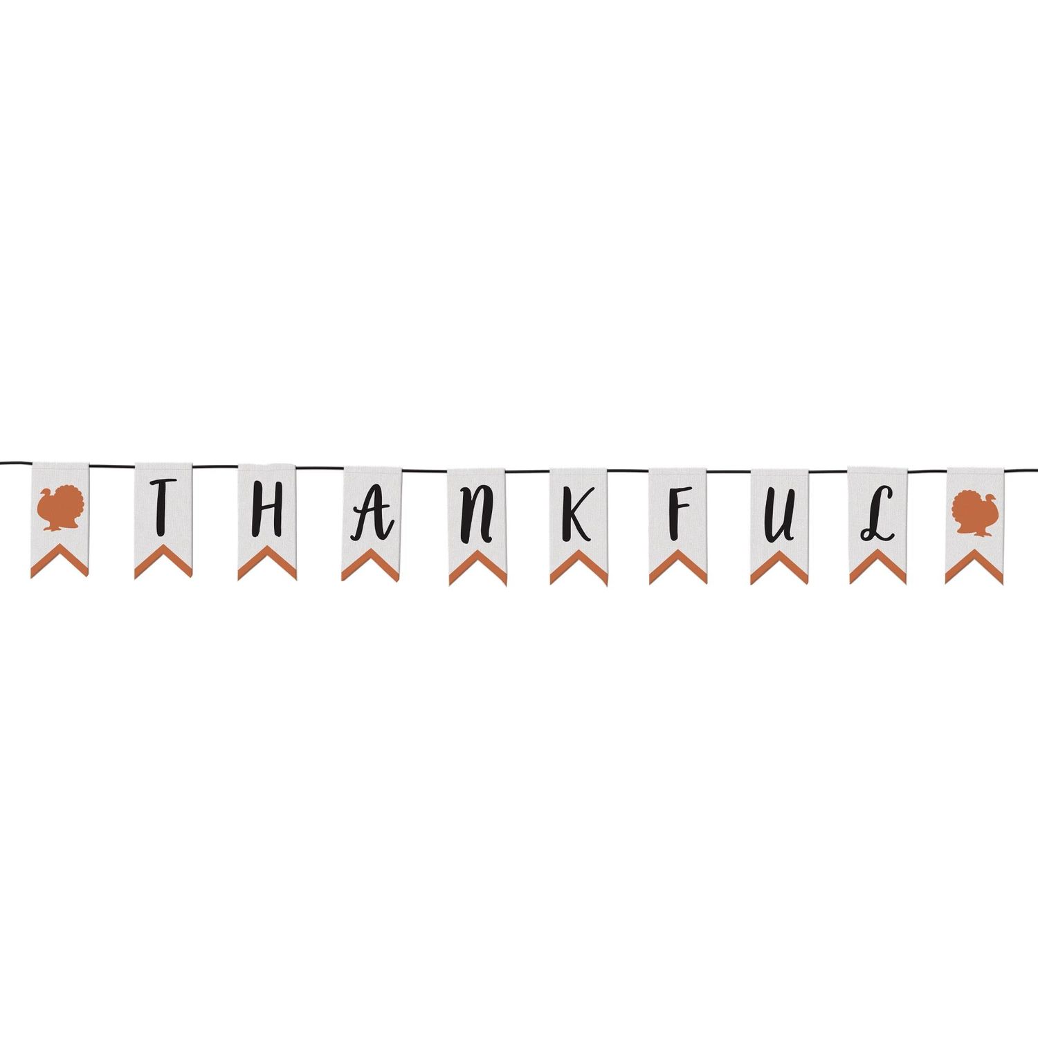 Thankful Canvas Banner