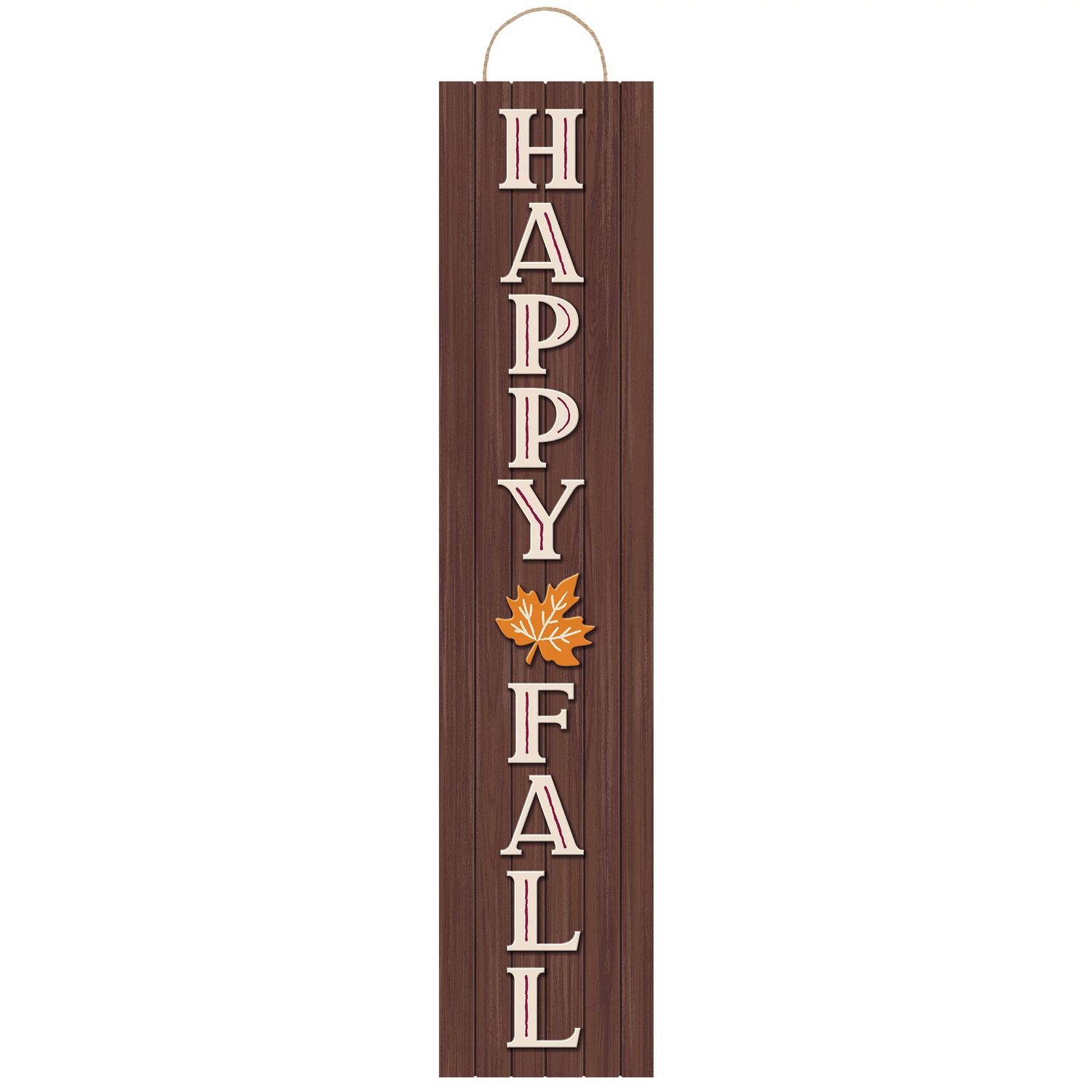 Happy Fall Large Plank Sign 3&#39; 10&quot; x 9 5/8&quot;