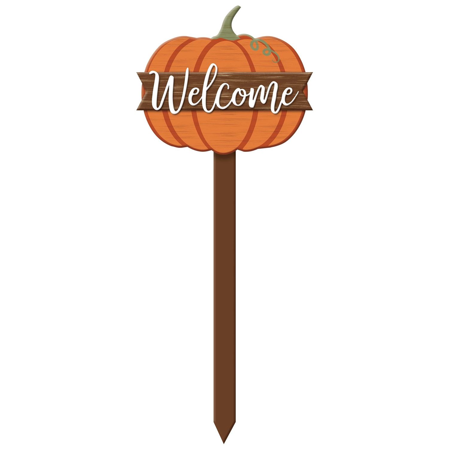 Pumpkin Yard Stake MDF 12&quot; x 30&quot;
