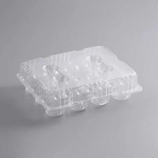 Cupcake PET Container - 12 Cup Hinged