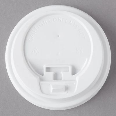 Lid For 10-24oz Hot Cup - White 100ct