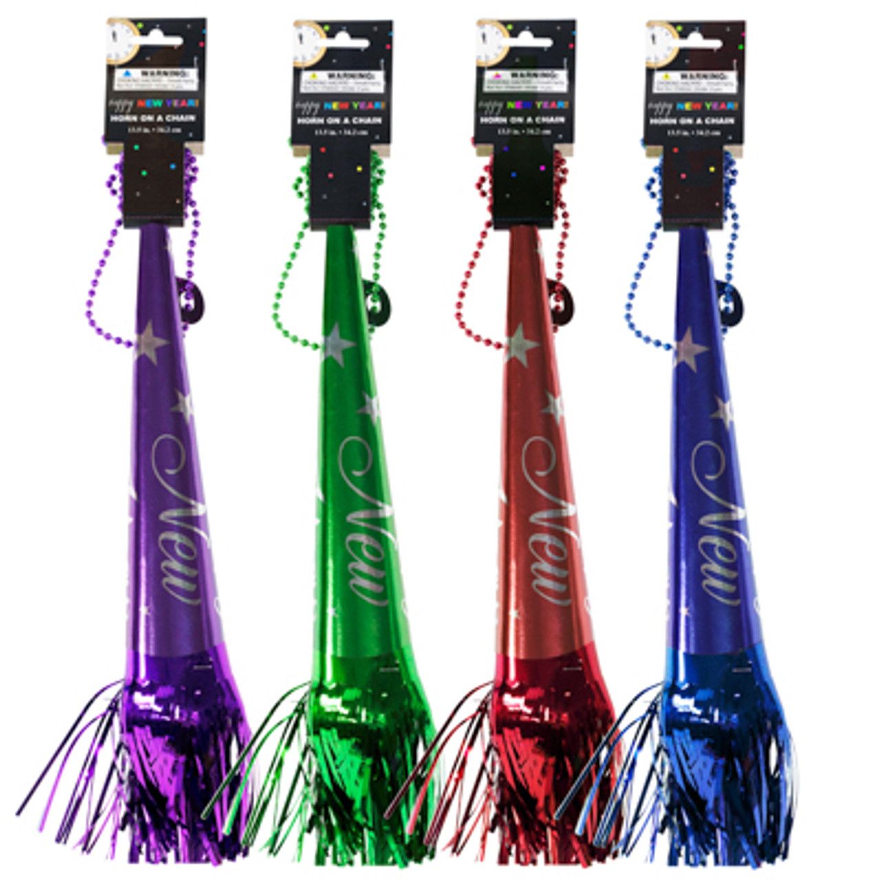 New Year Party Horn Necklace