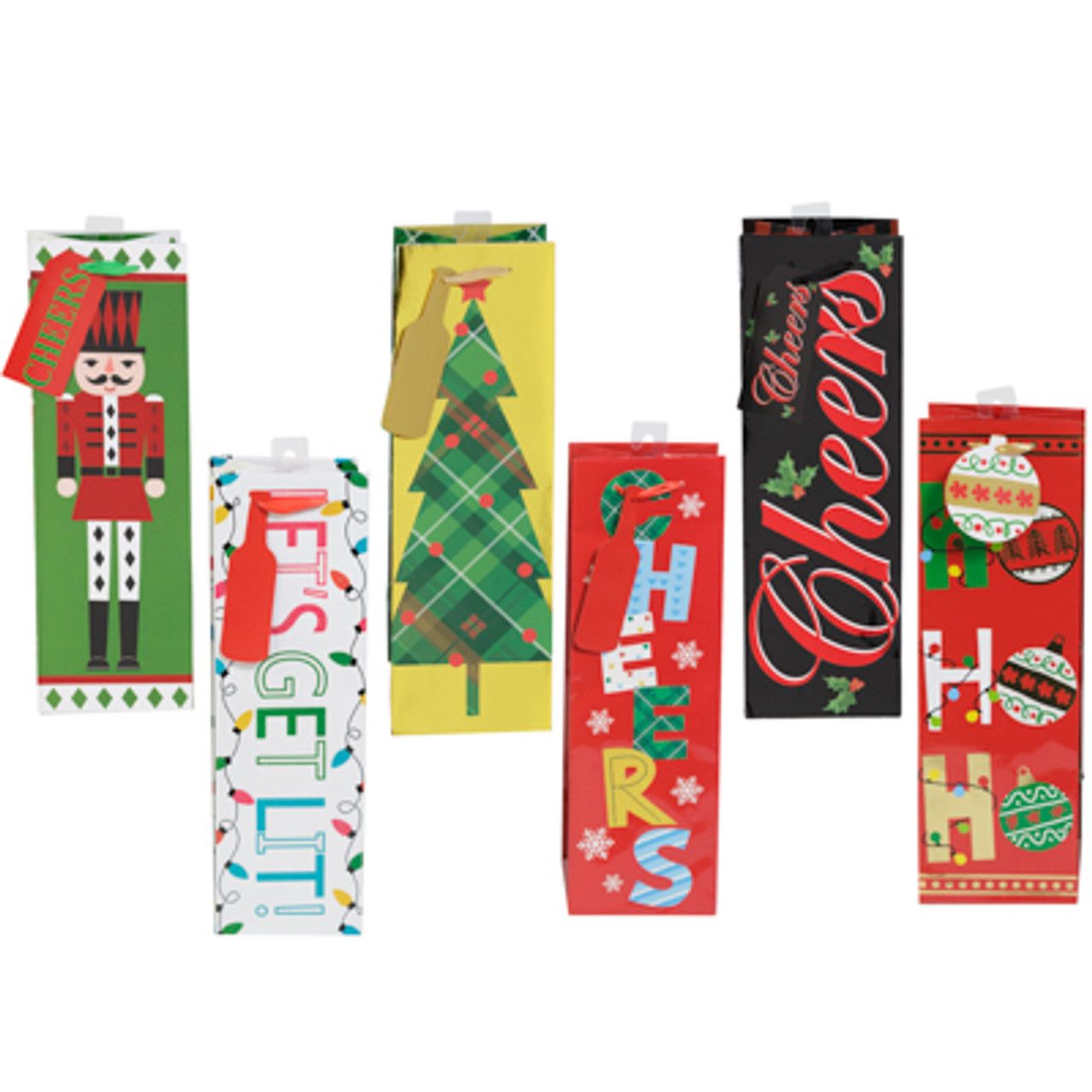 Bottle Bag Christmas Asst