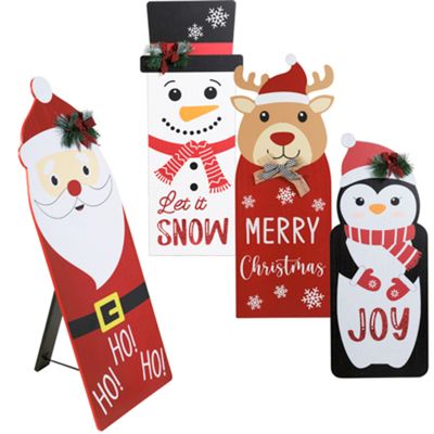 Christams MDF Easel Back Table Decor