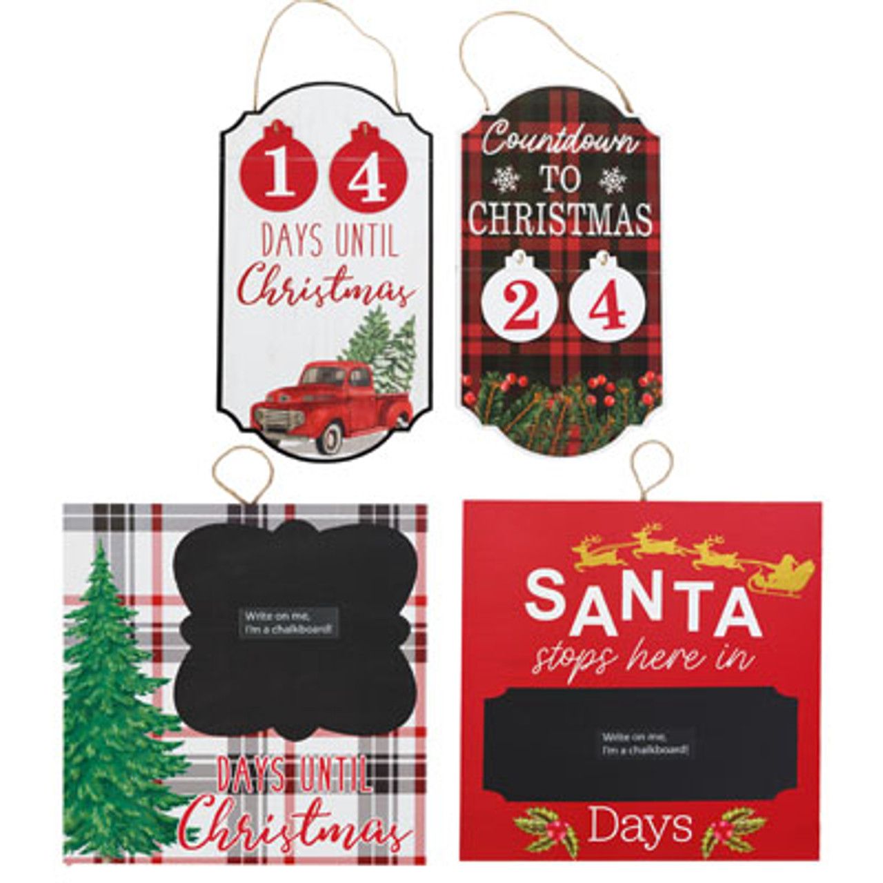 Christmas Wall Plaque MDF