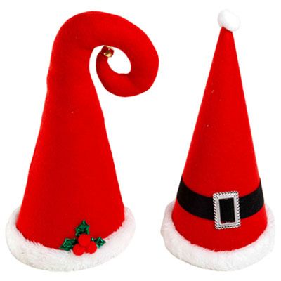 Tree Topper Table Decor Santa/Elf Hat