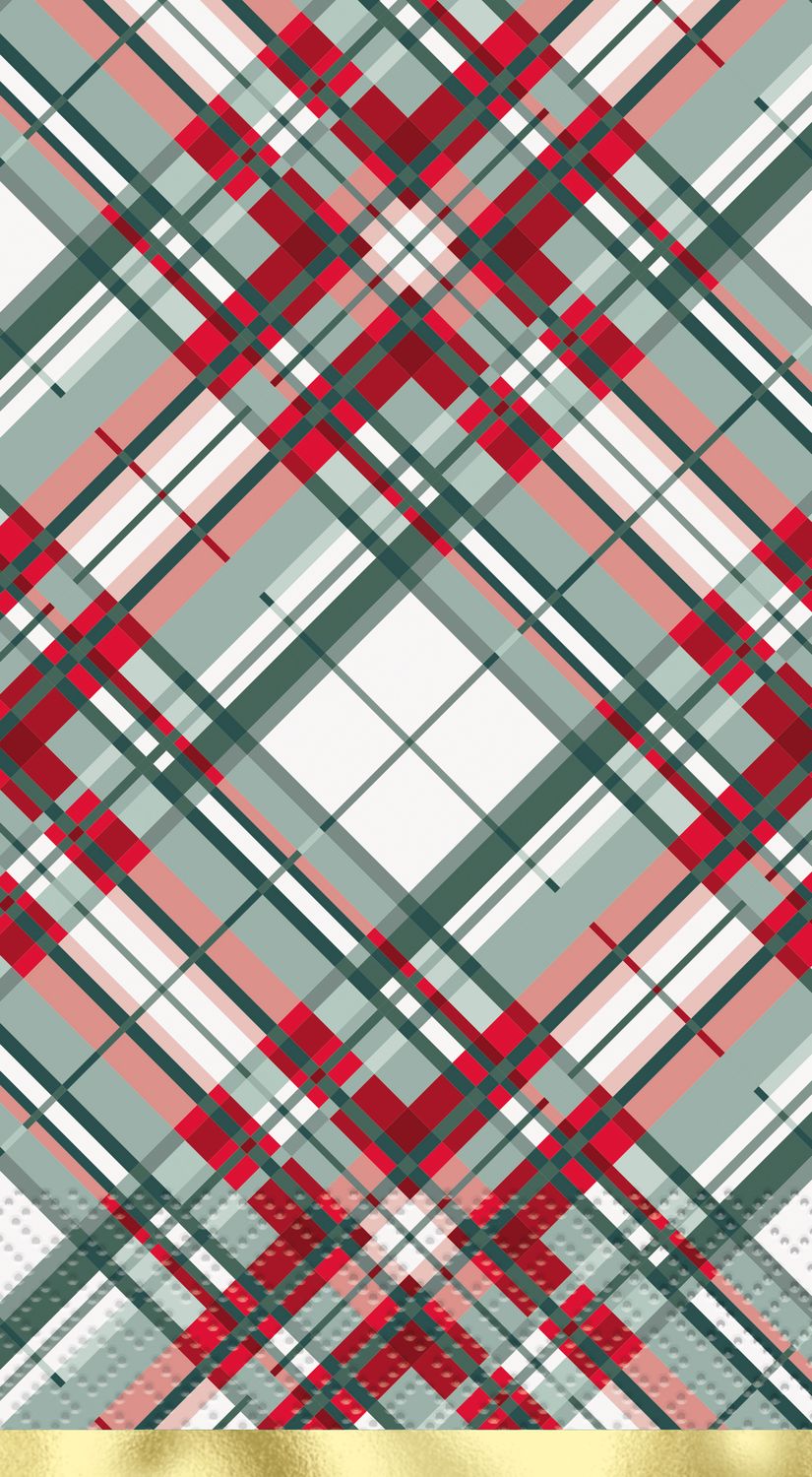 Holly Days - Foil Stamp Guest Napkins 16 Ct