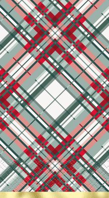 Holly Days - Foil Stamp Guest Napkins 16 Ct