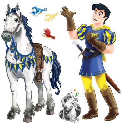 Prince &amp; Trusty Steed Cutouts