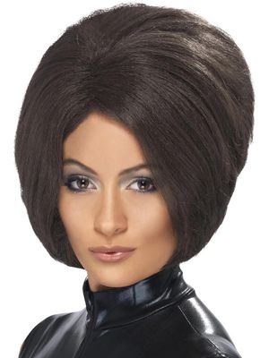 90&#39;s Posh Power Wig - Brown
