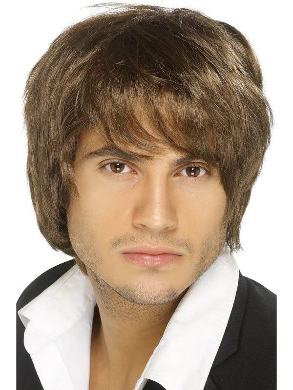 Boy Band Wig -  Brown