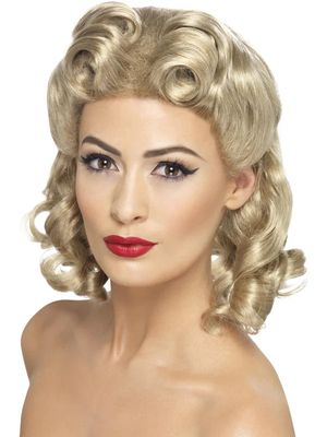 40&#39;s Sweetheart Wig - Blonde
