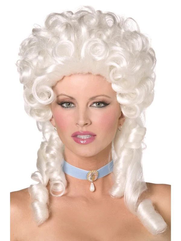 Baroque Wig - White