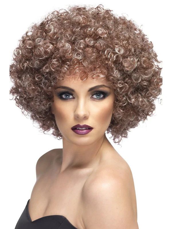 Afro Wig - Blonde &amp; Brown