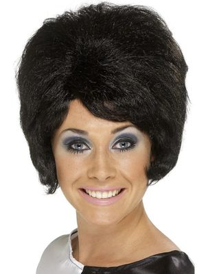 60&#39;s Beehive Wig - Black