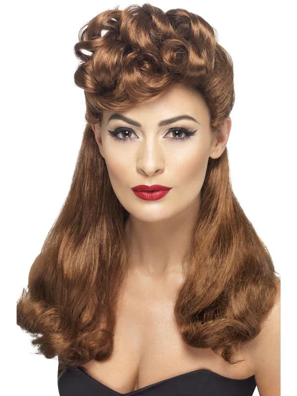 40&#39;s Vintage Wig - Brown