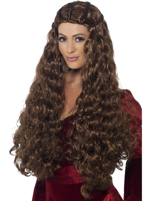 Medieval Dragon Goddess Wig Adult Blonde main image 1
