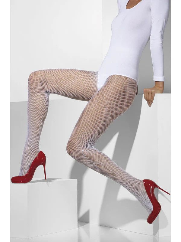 Fishnet Tights White